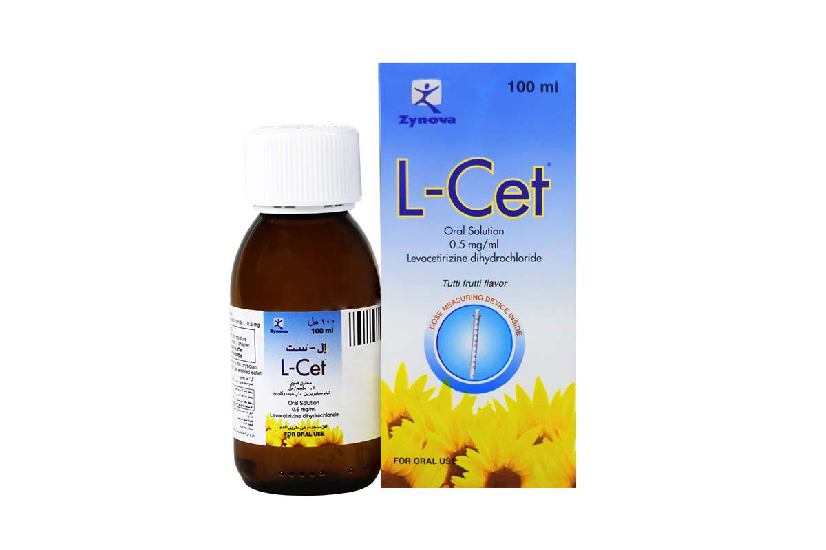 L CET 0.5MG ML ORAL SOLUTION 100 ML - Milano Pharmacy