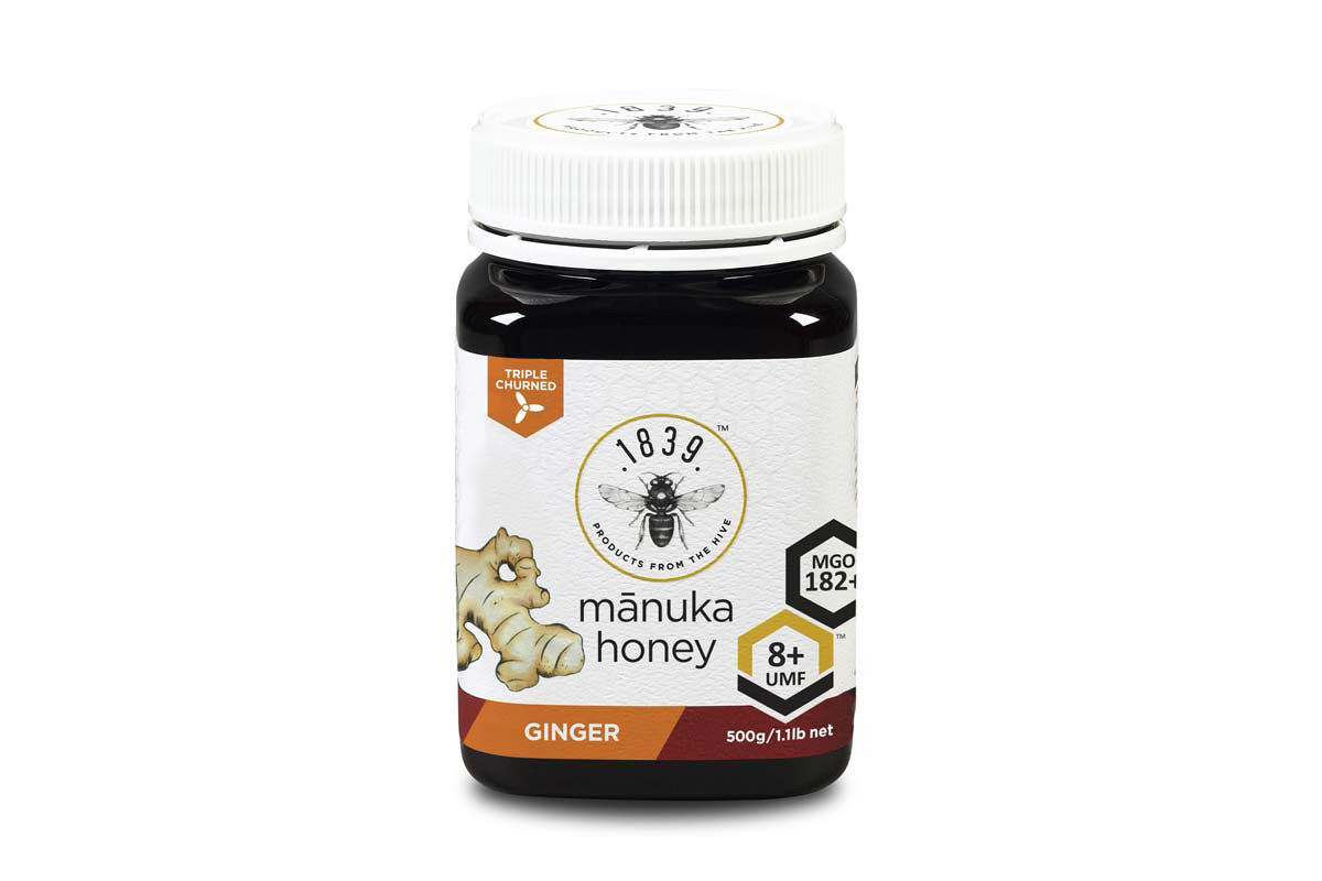 MANUKA HONEY 8 PLUS UMF MGO 182 PLUS GINGER 500 GM - Milano Pharmacy