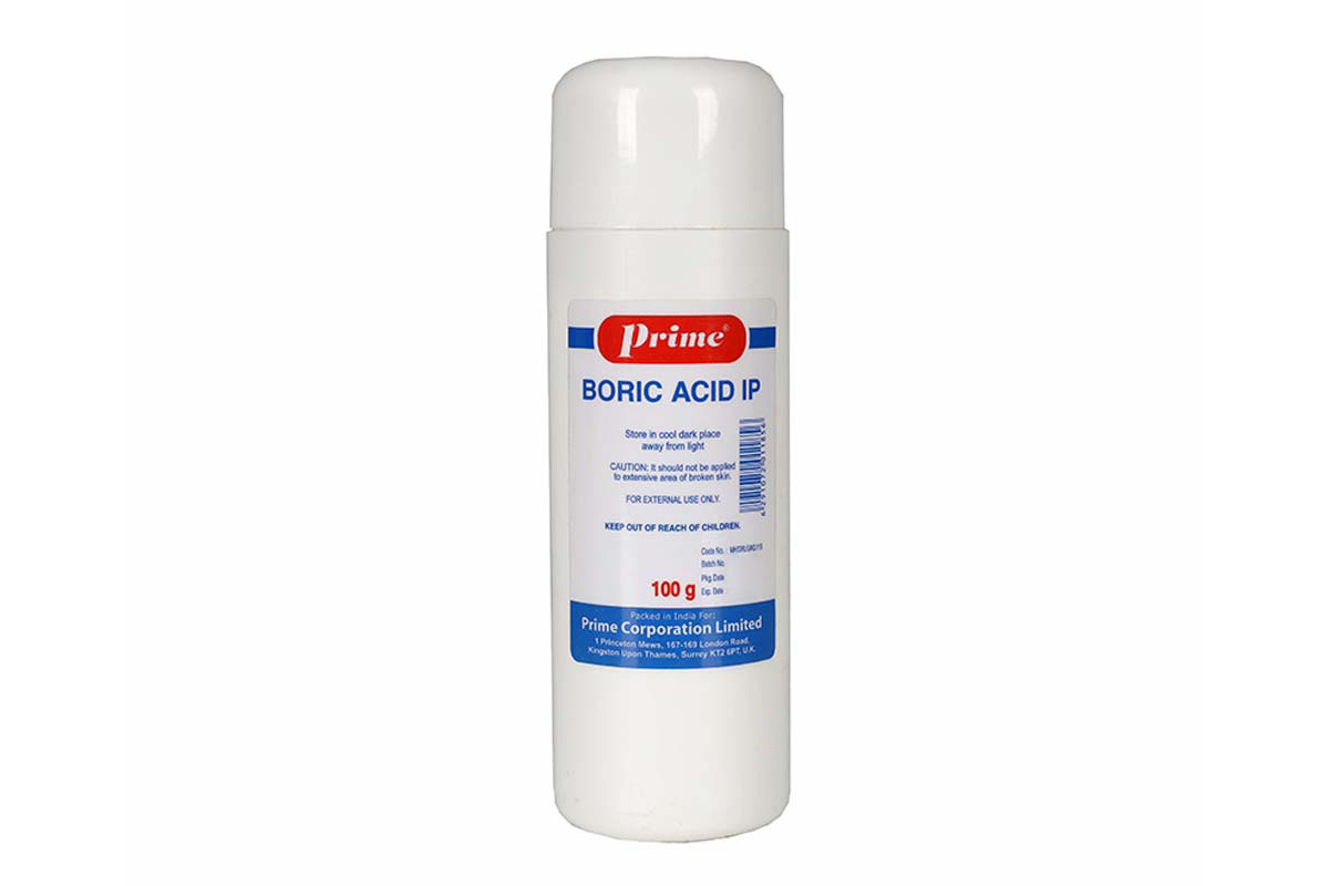 PRIME BORIC ACID IP 100 GM - Milano Pharmacy