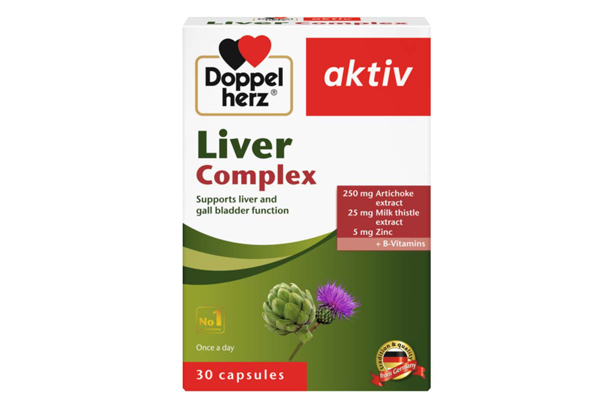 DOPPEL HERZ AKTIV LIVER COMPLEX 30 CAPSULES - Milano Pharmacy