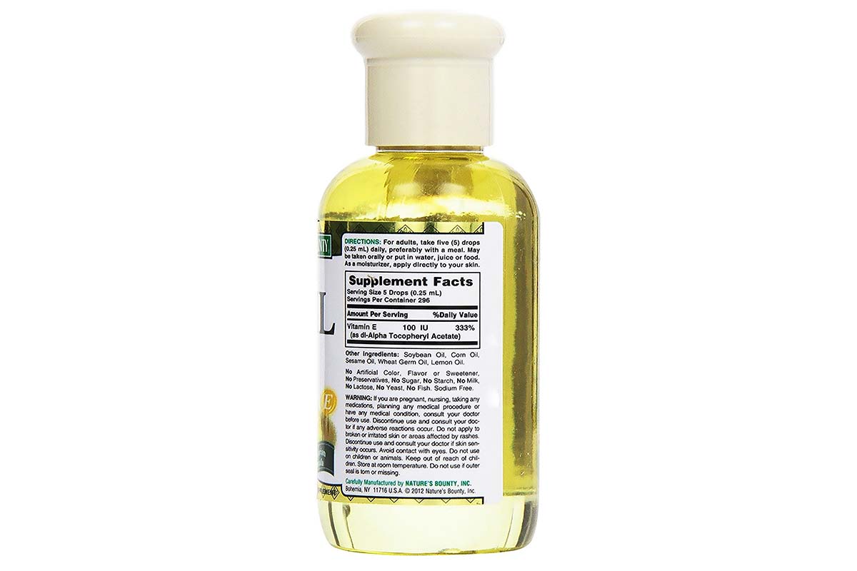 NATURES BOUNTY E OIL 30000IU 74ML - Milano Pharmacy