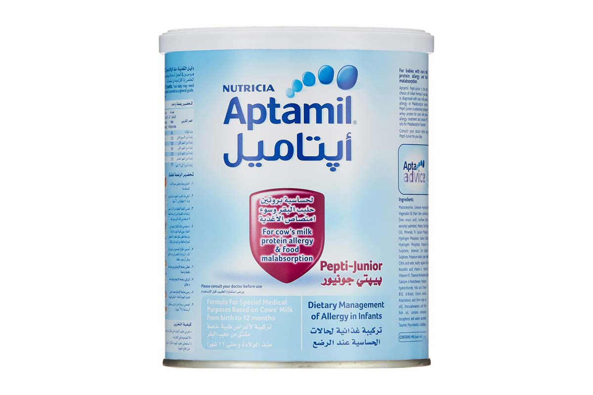 APTAMIL PEPTI JUNIOR MILK FROM BIRTH TO 12 MONTHS 400 GM - Milano Pharmacy