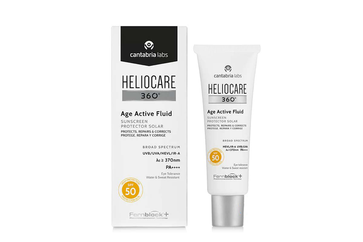 HELIOCARE 360 AGE ACTIVE FLUID SUNSCREEN SPF50 50ML - Milano Pharmacy