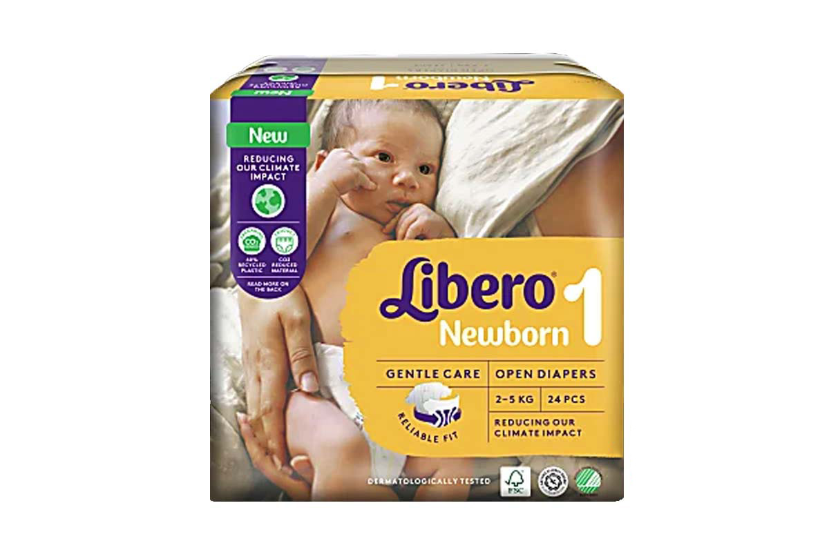 LIBERO NEWBORN NO 1 FROM 2 TO 5 KG 24 DIAPERS - Milano Pharmacy