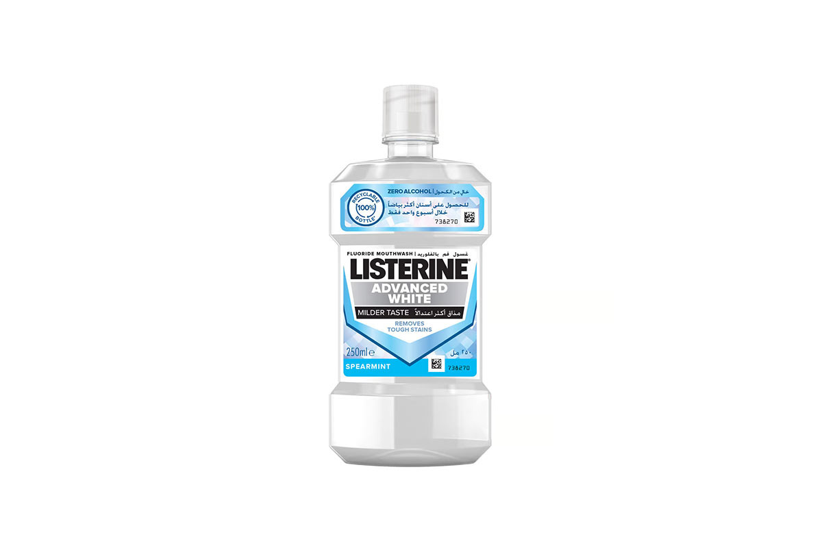 LISTERINE ADVANCED WHITE SPEARMINT 250 ML - Milano Pharmacy