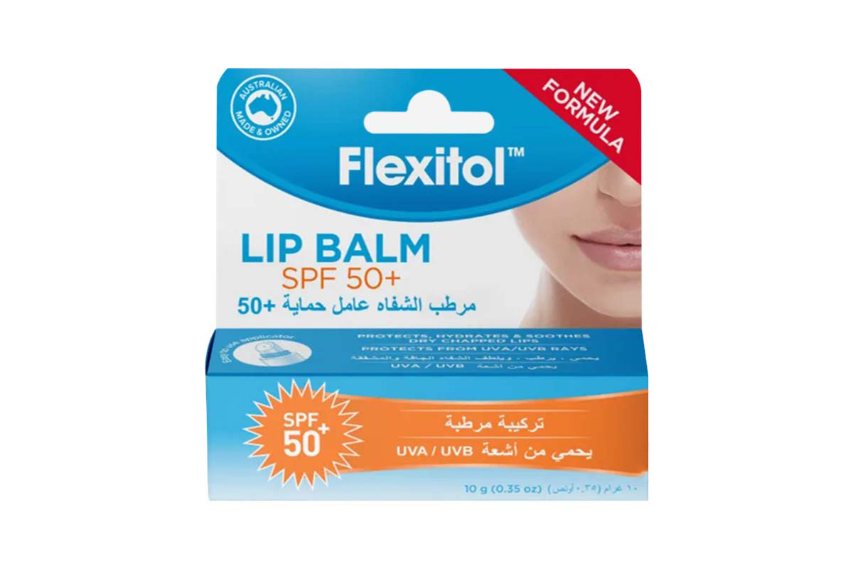 FLEXITOL LIP BALM SPF50 PLUS 10 GM - Milano Pharmacy