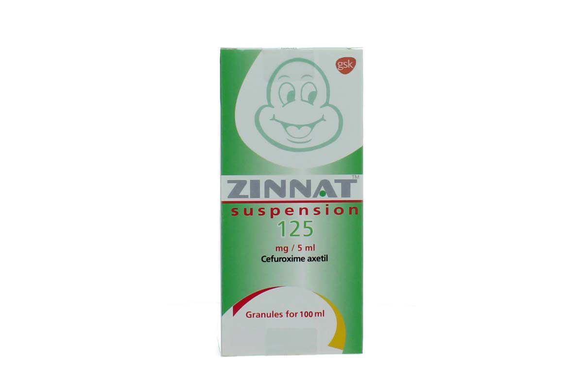 ZINNAT SUSPENSION 125MG 5ML 100 ML - Milano Pharmacy