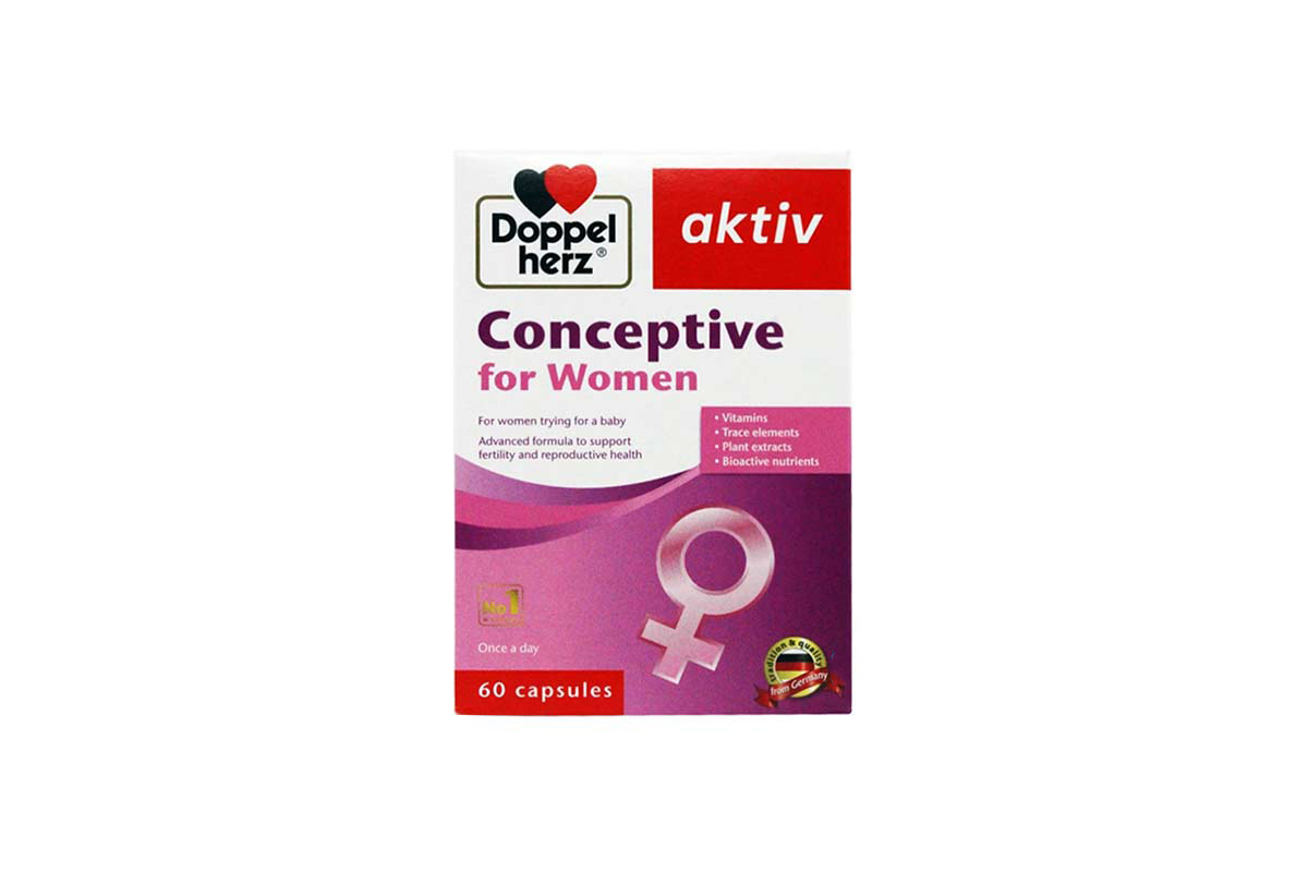 DOPPEL HERZ AKTIV CONCEPTIVE FOR WOMEN 60 CAPSULES - Milano Pharmacy