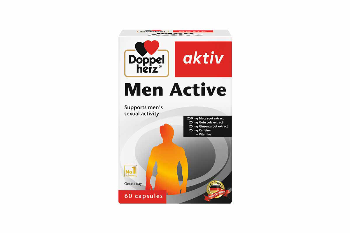 DOPPEL HERZ AKTIV MEN ACTIVE 60 CAPSULES - Milano Pharmacy