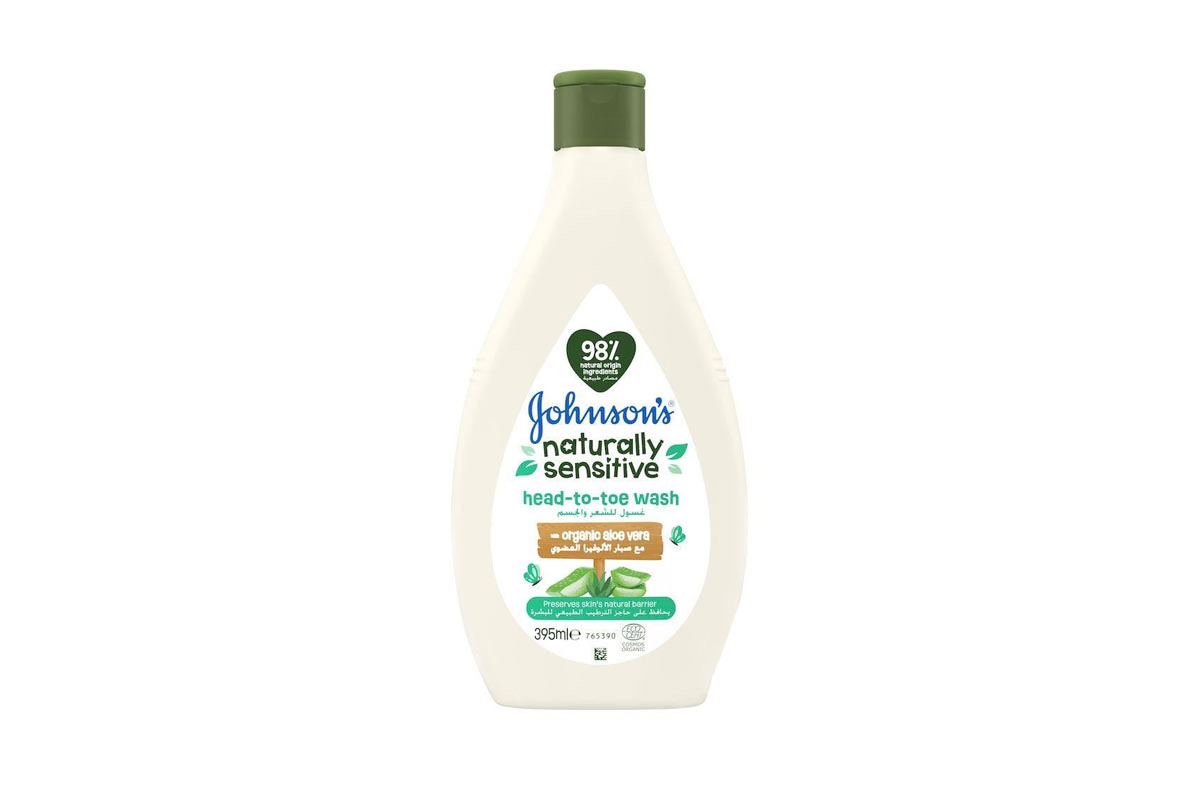 JOHNSONS NATURALLY SENSITIVE HEAD TO TOE WASH 395 ML - Milano Pharmacy