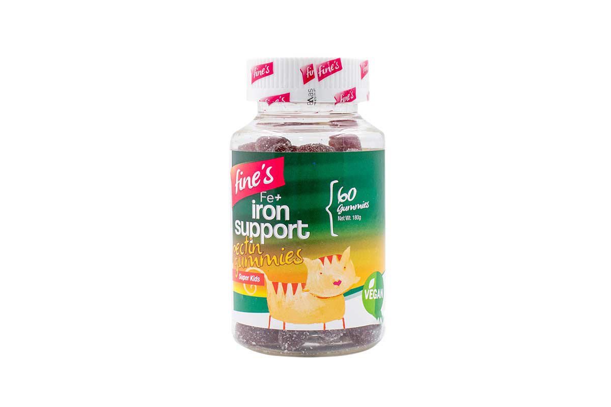 FINES IRON 35 MG SUPPORT 60 GUMMIES - Milano Pharmacy