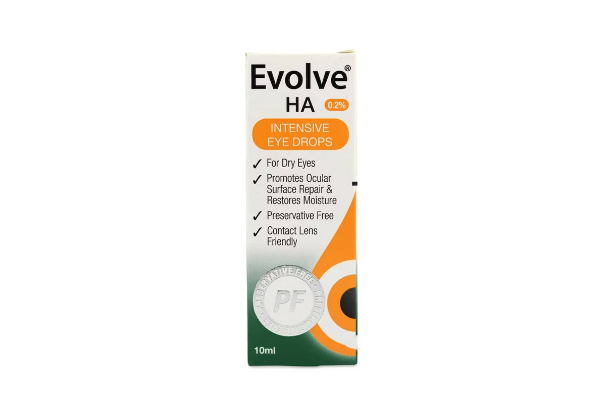 EVOLVE HA 0.2% INTENSIVE EYE DROPS 10ML - Milano Pharmacy