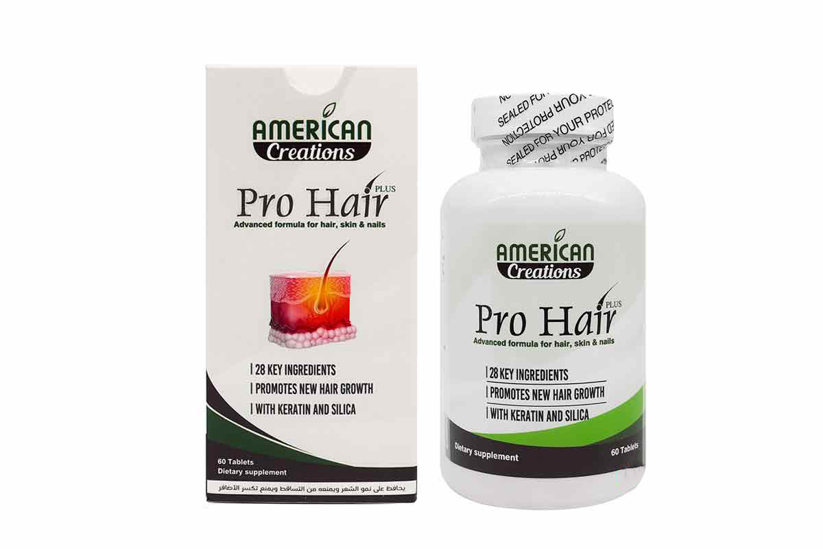 AMERICAN CREATIONS PRO HAIR 60 TABLETS - Milano Pharmacy