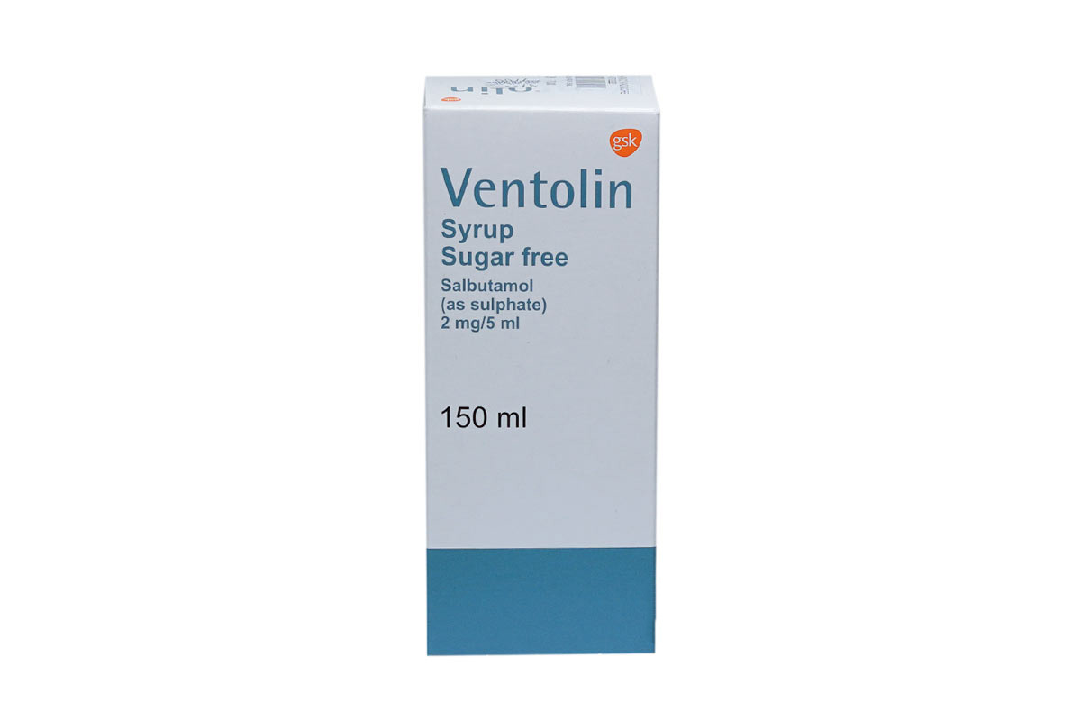 VENTOLIN 2MG 5ML SYRUP 150ML - Milano Pharmacy