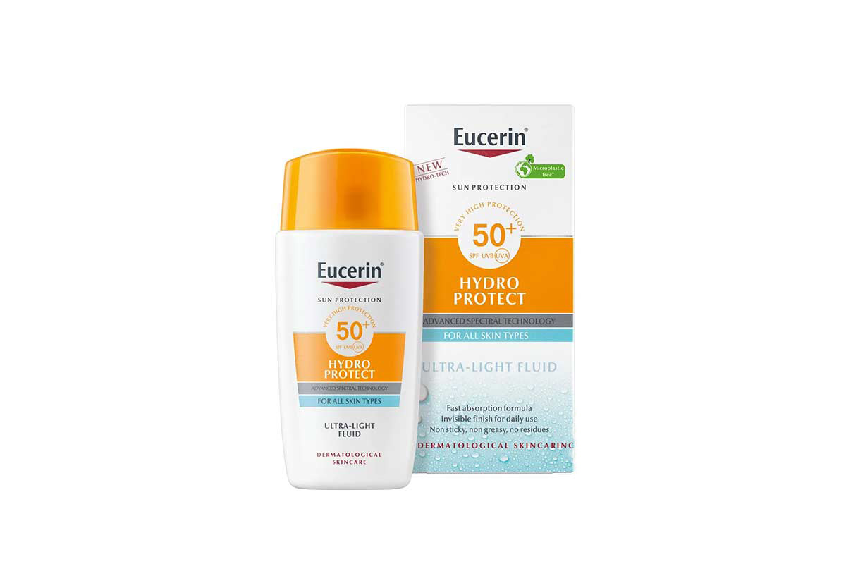 EUCERIN HYDRO PROTECT SPF50 PLUS ULTRA LIGHT FLUID 50 ML - Milano Pharmacy