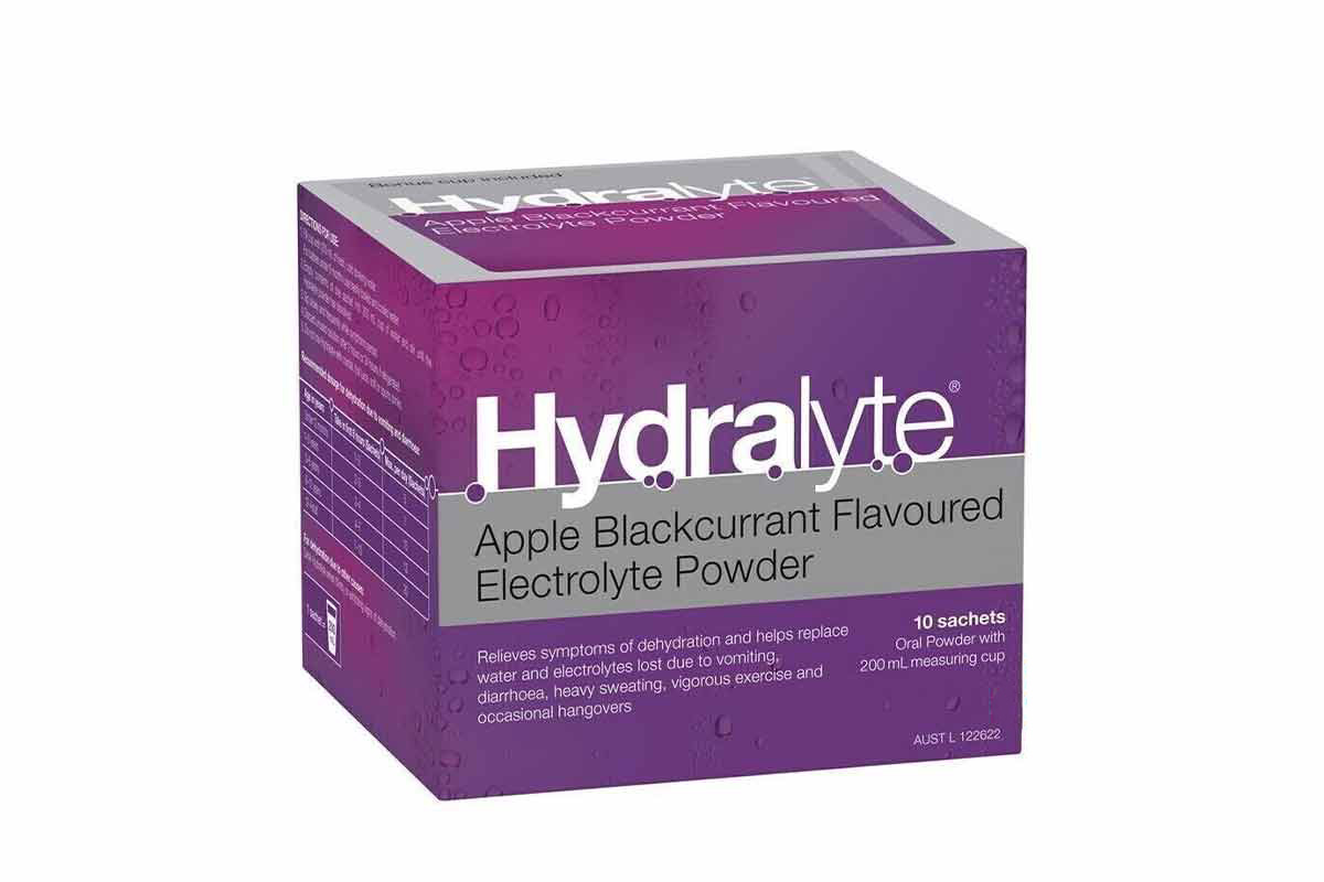 HYDRALYTE APPLE FLAVOURED POWDER 10 SACHETS - Milano Pharmacy