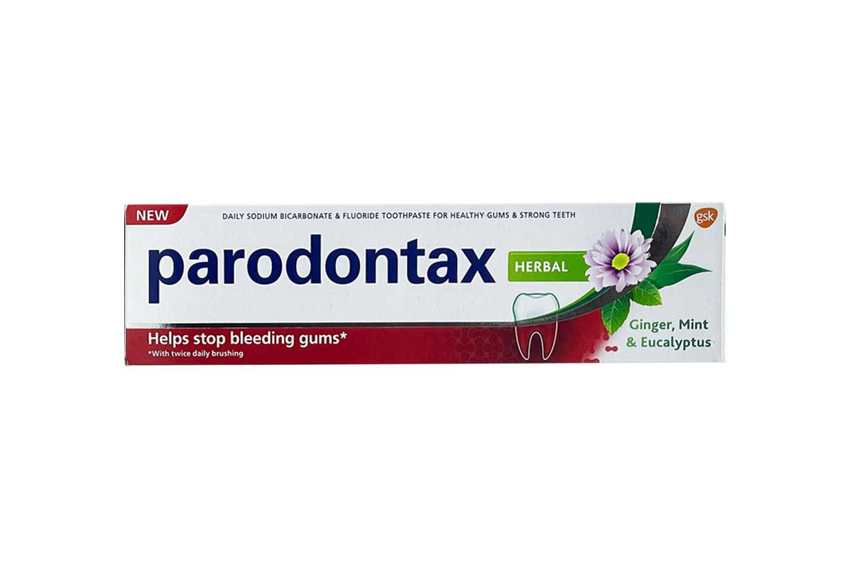 PARODONTAX TOOTHPASTE HERBAL WITHOUT FLUORIDE 75 ML - Milano Pharmacy