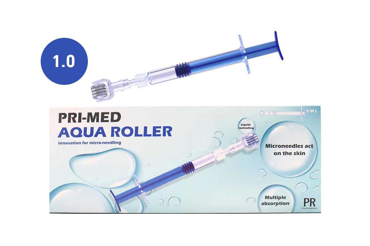 PRIMED AQUA ROLLER MICRO NEEDLE SIZE 1.0 - Milano Pharmacy