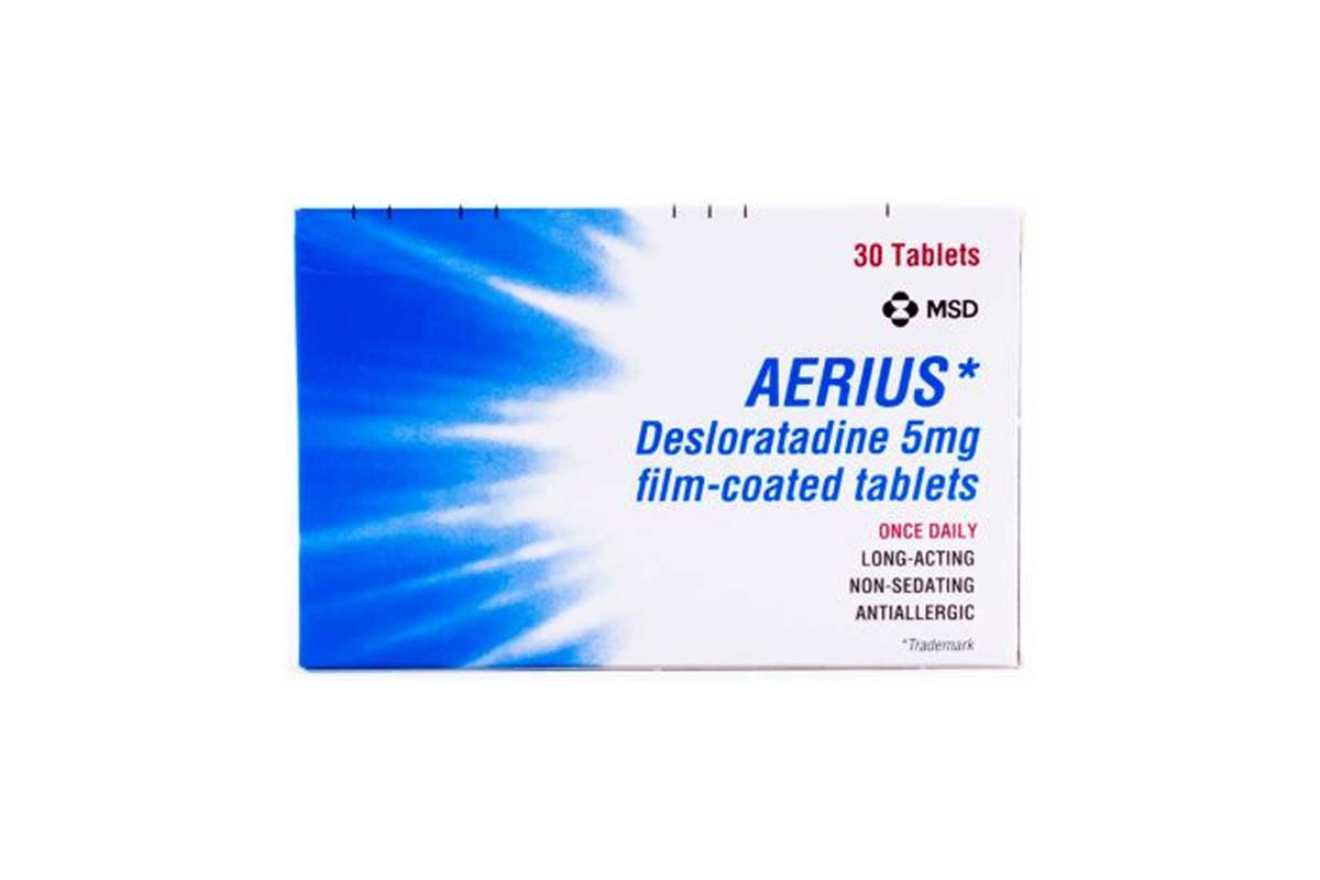 AERIUS 5MG 30 TABLETS - Milano Pharmacy