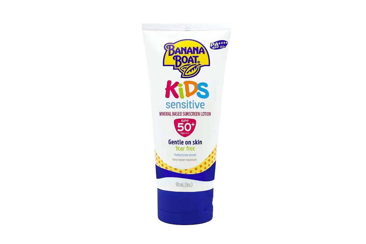 BANANA BOAT KIDS SENSITIVE SUNSCREEN SPF50 PLUS LOTION 90ML - Milano Pharmacy