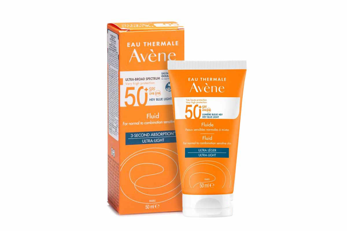 AVENE 3 SECOND ABSORPTION ULTRA LIGHT SPF50 PLUS FLUID 50 ML - Milano Pharmacy