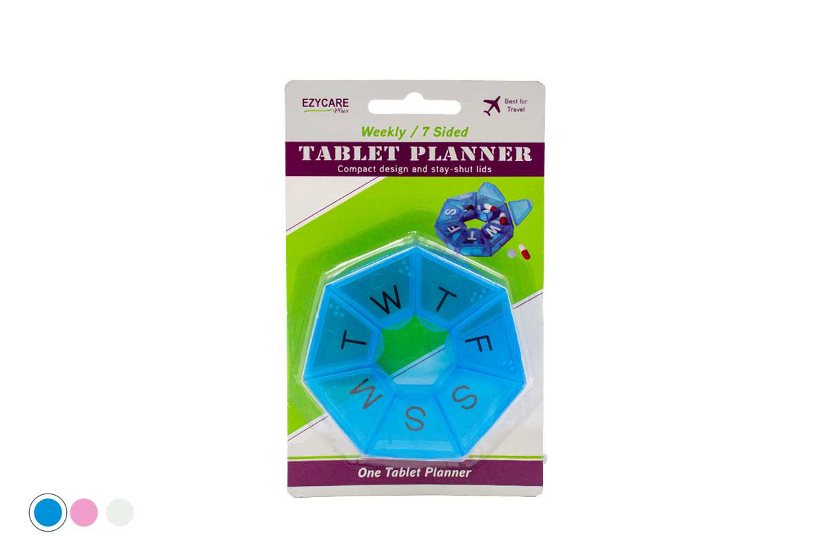 EZYCARE WEEKLY 7 SIDED TABLET PLANNER 17009 - Milano Pharmacy