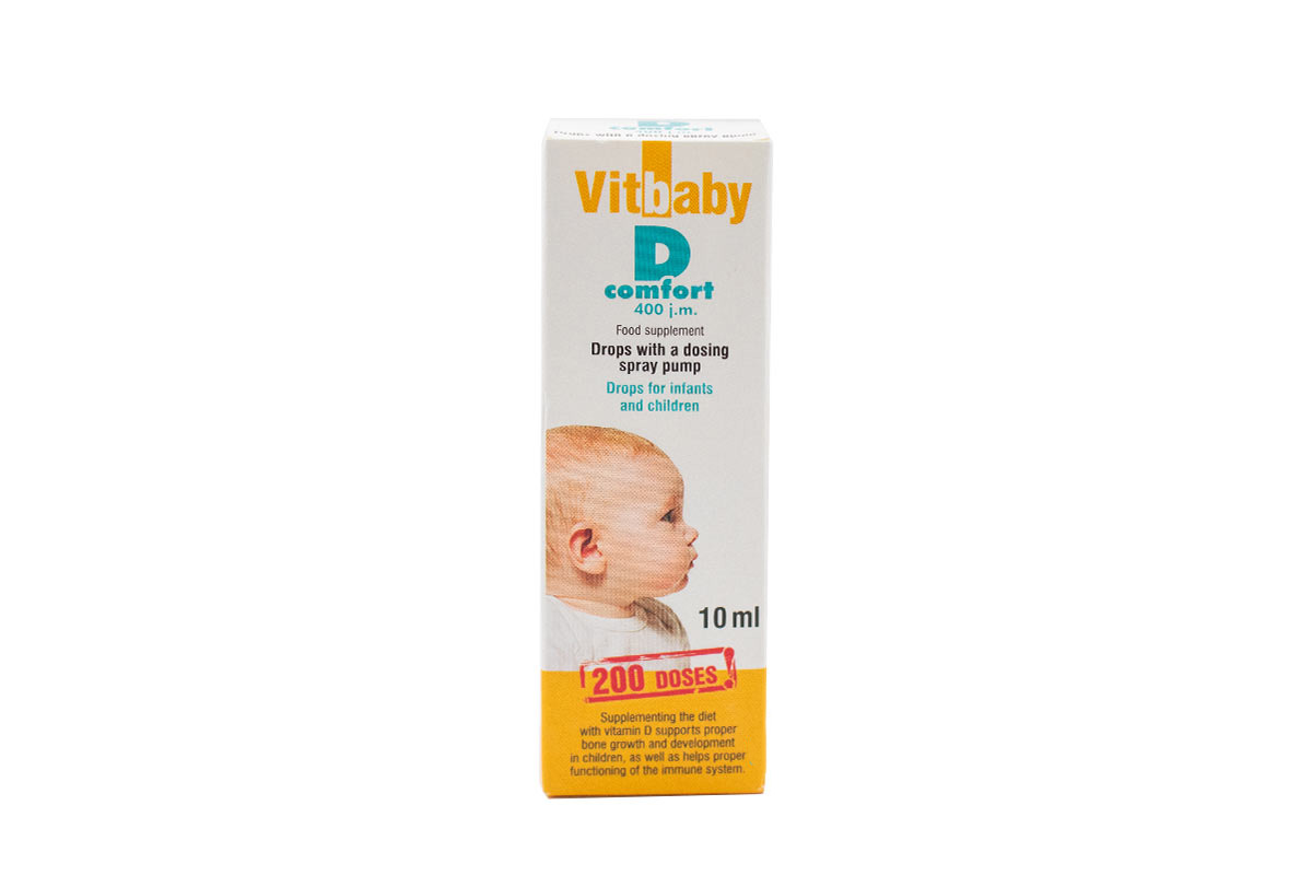 VITBABY D COMFORT 400 IU 10ML 200 DOSES - Milano Pharmacy