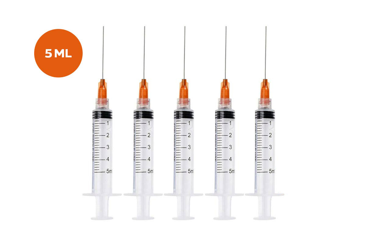 H AND N DISPOSABLE SYRINGES 5ML 5PCS - Milano Pharmacy