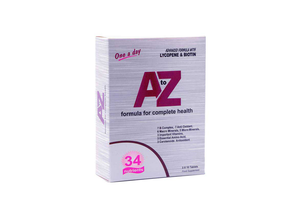 A TO Z MULTIVITAMINS 30 TABLETS - Milano Pharmacy