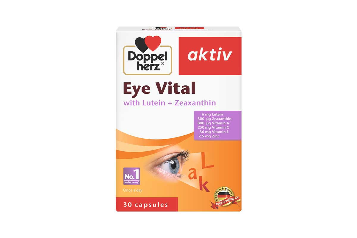 DOPPEL HERZ AKTIV EYE VITAL 30 CAPSULES - Milano Pharmacy