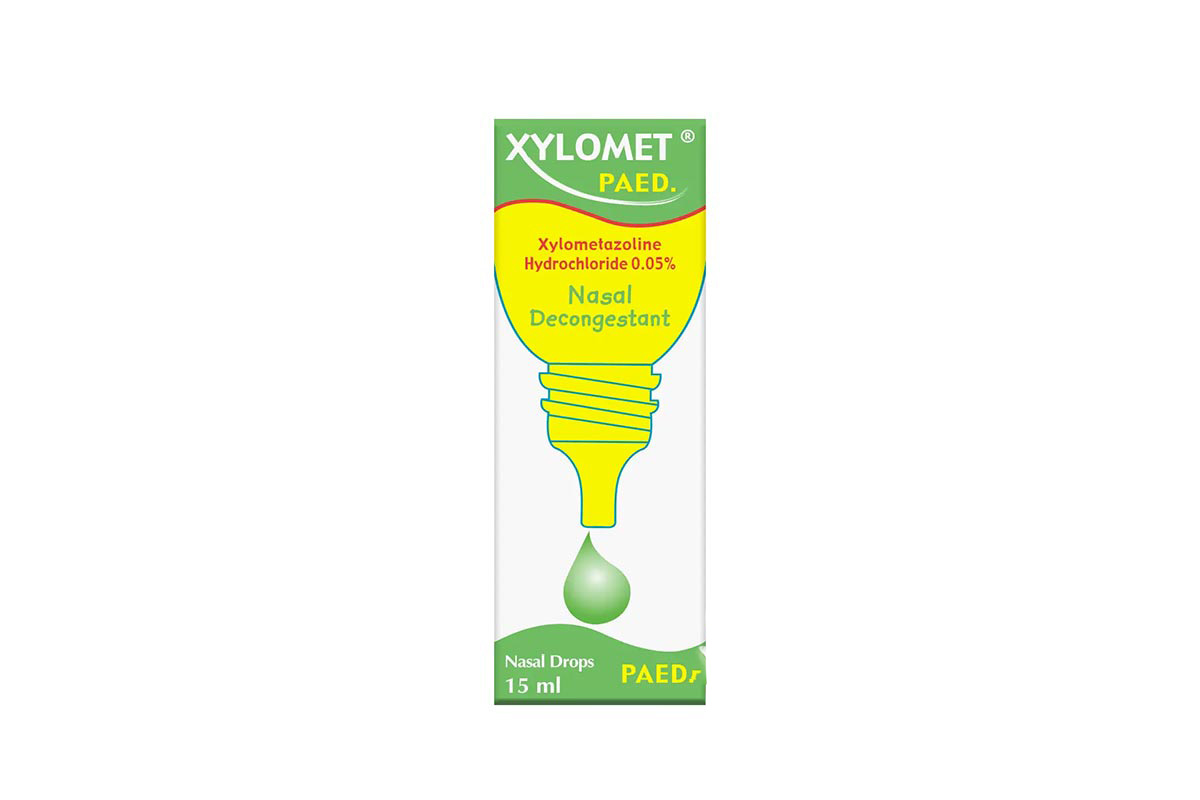 XYLOMET PAED 0.05% NASAL DROPS 15 ML - Milano Pharmacy