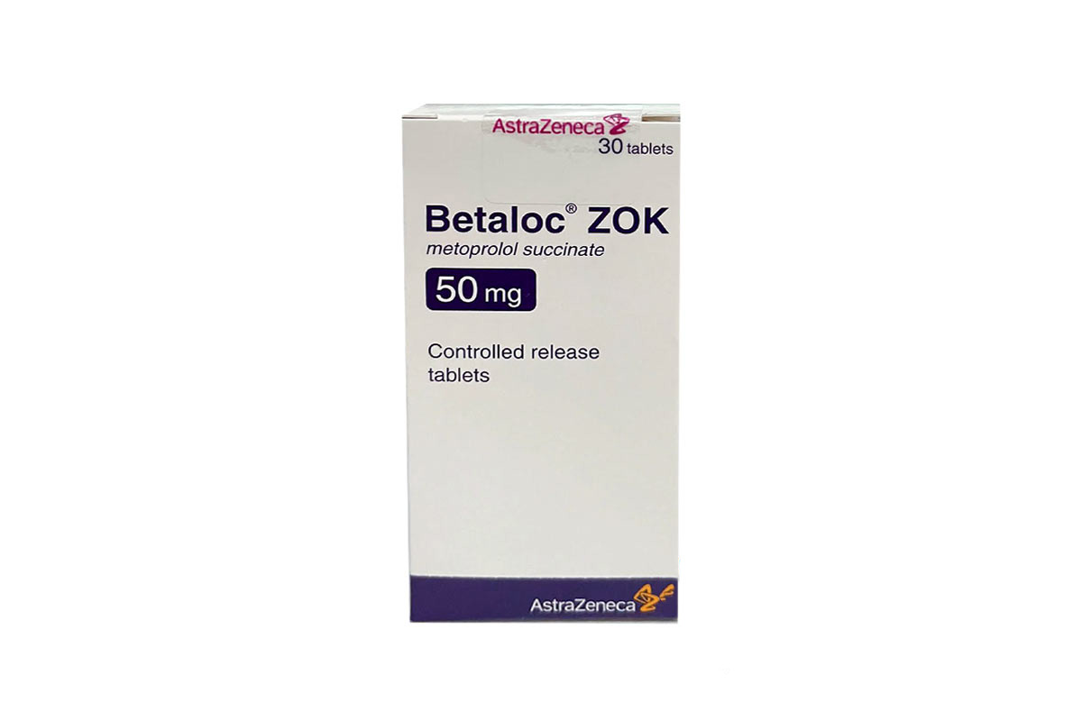 BETALOC ZOK 50MG 30 TABLETS - Milano Pharmacy