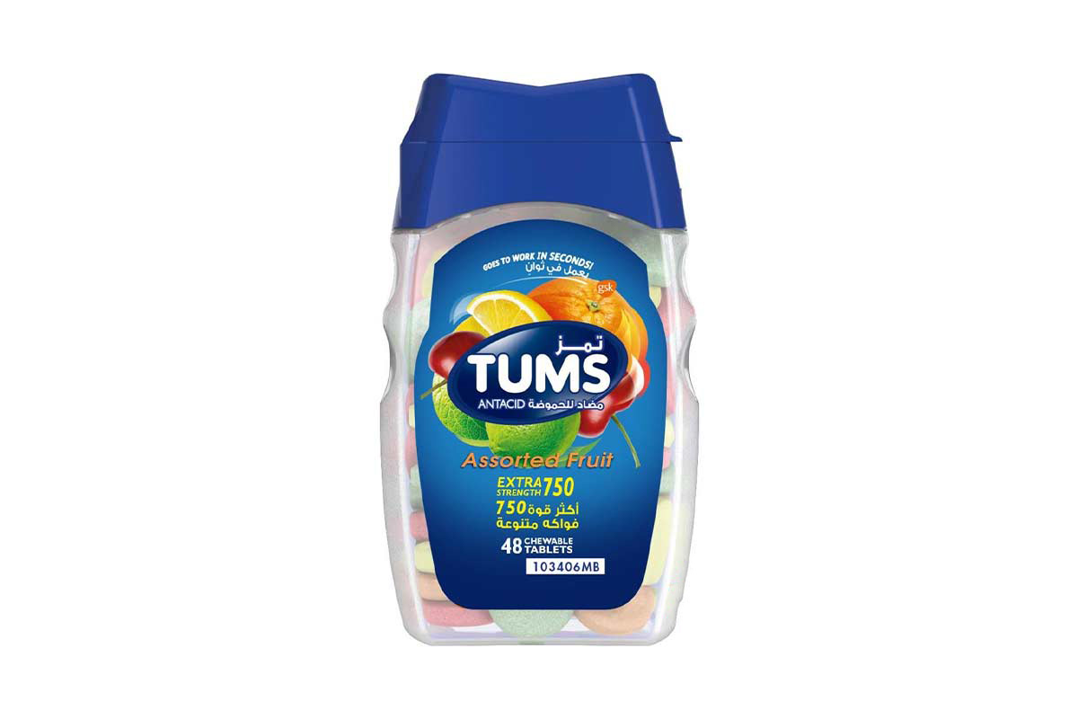 TUMS EXTRA STRENGTH 750MG 48 CHEWABLE TABLETS - Milano Pharmacy