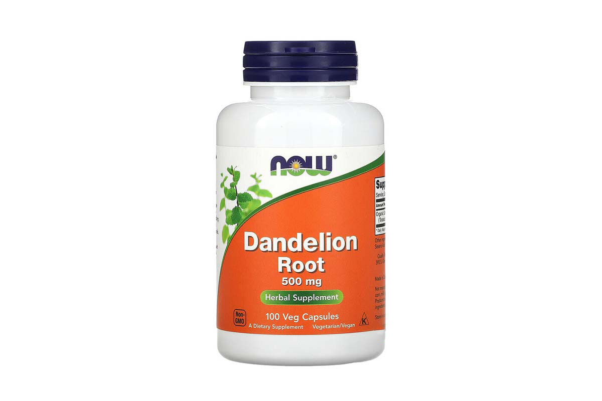 NOW DANDELION ROOT 500MG 100 VEG CAPSULES - Milano Pharmacy