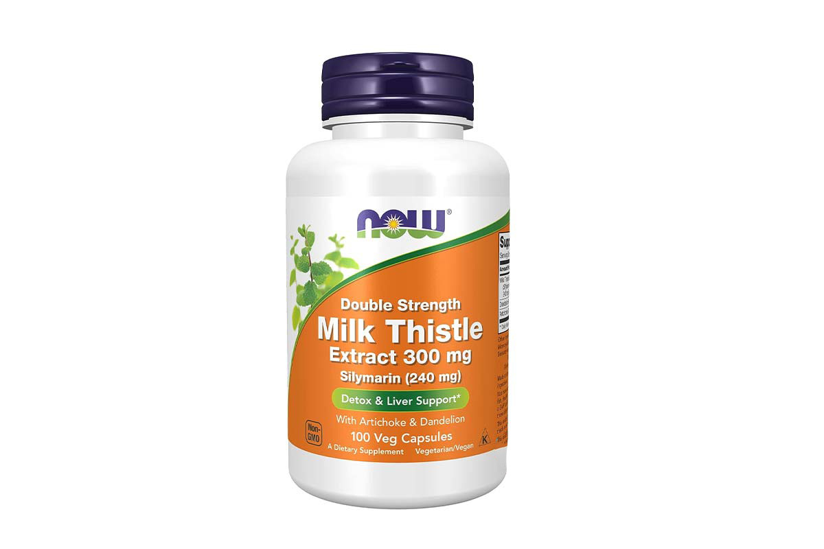 NOW MILK THISTLE EXTRACT 300MG 100 VEG CAPSULES - Milano Pharmacy