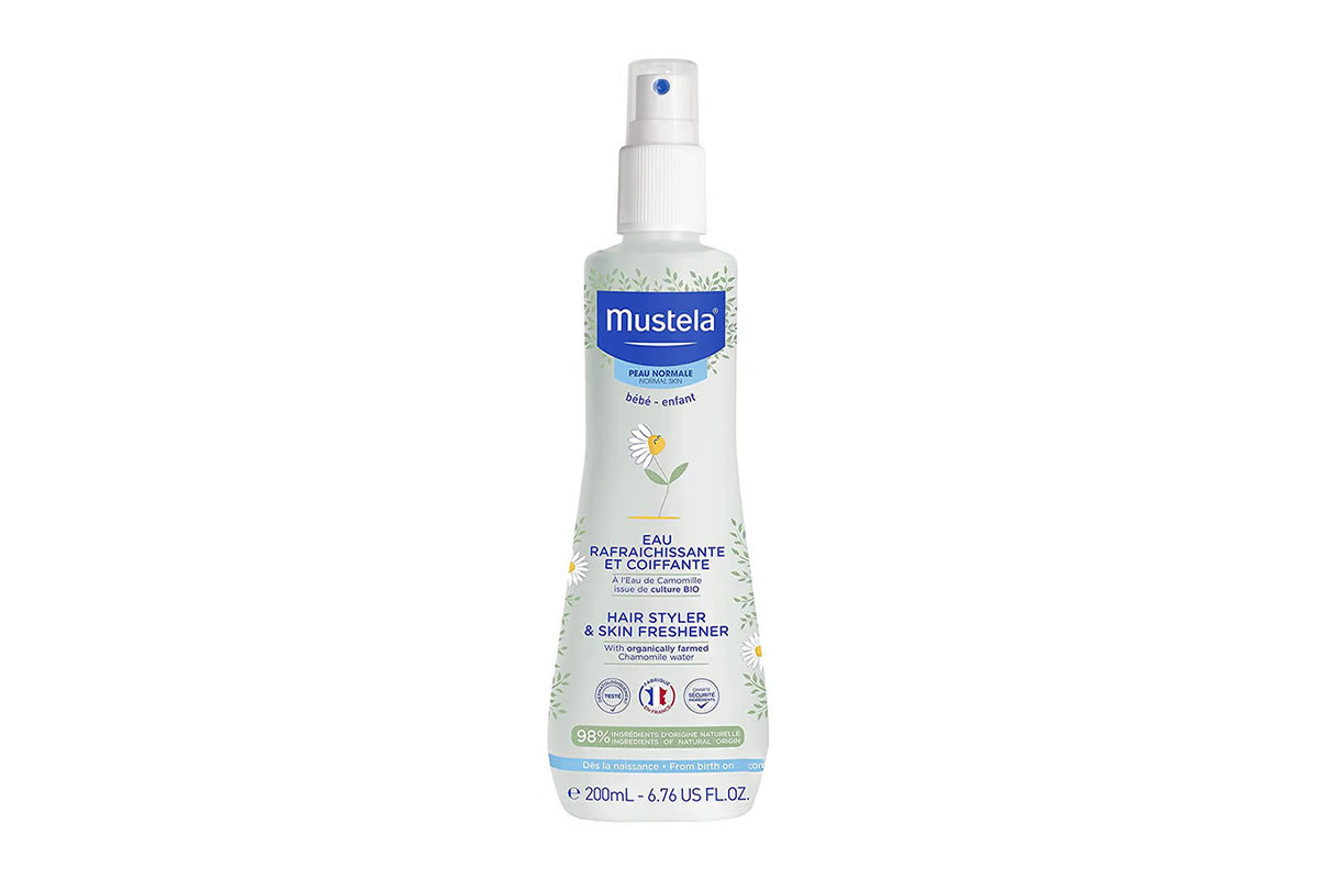 MUSTELA BABY HAIR STYLER AND SKIN FRESHENER WATER SPRAY 200 ML - Milano Pharmacy