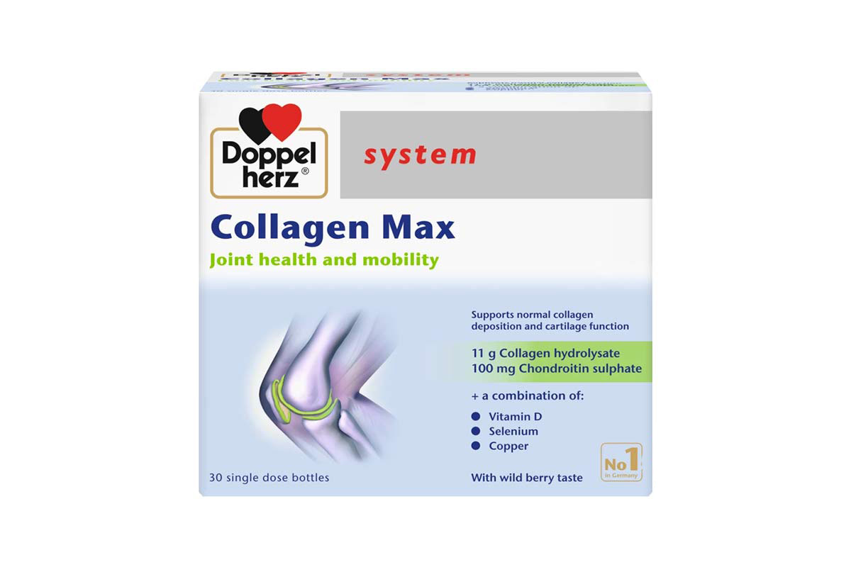 DOPPEL HERZ SYSTEM COLLAGEN MAX 30 AMPULES - Milano Pharmacy