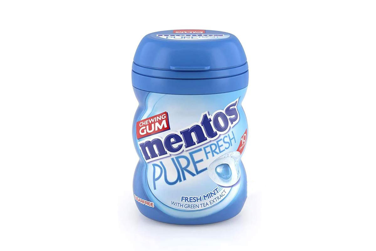 MENTOS PURE FRESH MINT CHEWING GUM 10 PCS - Milano Pharmacy