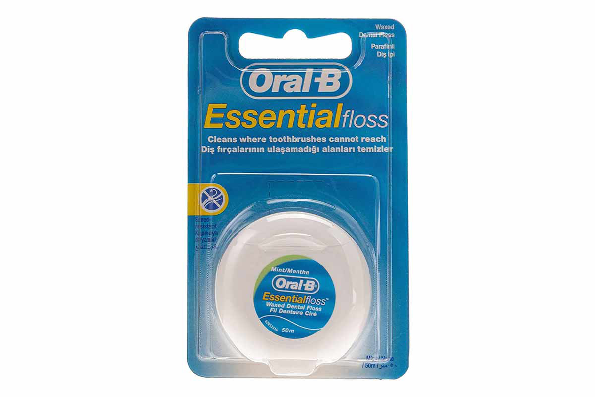 ORAL B ESSENTIAL FLOSS WAXED MINT 50M - Milano Pharmacy