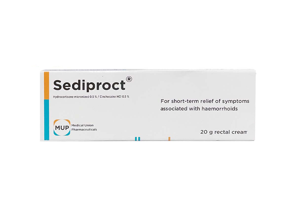 SEDIPROCT CREAM 20 GM - Milano Pharmacy