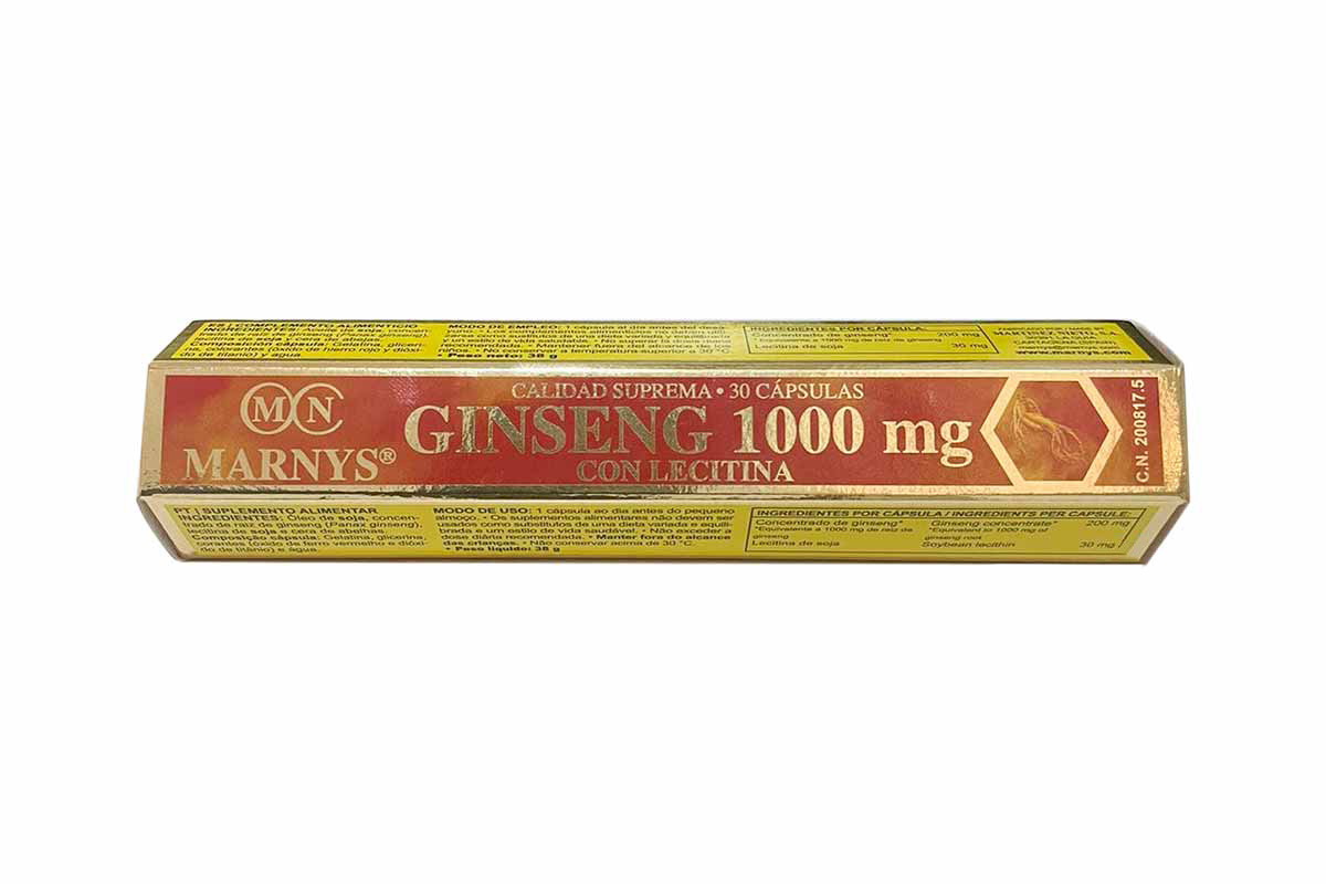 MARNYS GINSENG 1000 MG 30 CAPSULES - Milano Pharmacy