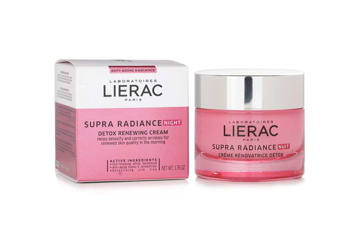 LIERAC SUPRA RADIANCE NIGHT DETOX RENEWING CREAM 50ML - Milano Pharmacy