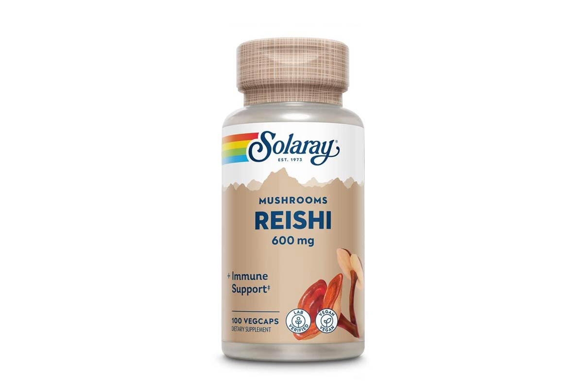 SOLARAY REISHI MUSHROOM 600MG 100 CAPSULES - Milano Pharmacy