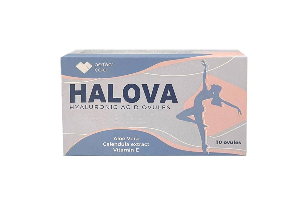 HALOVA HYALURONIC ACID 10 OVULES - Milano Pharmacy