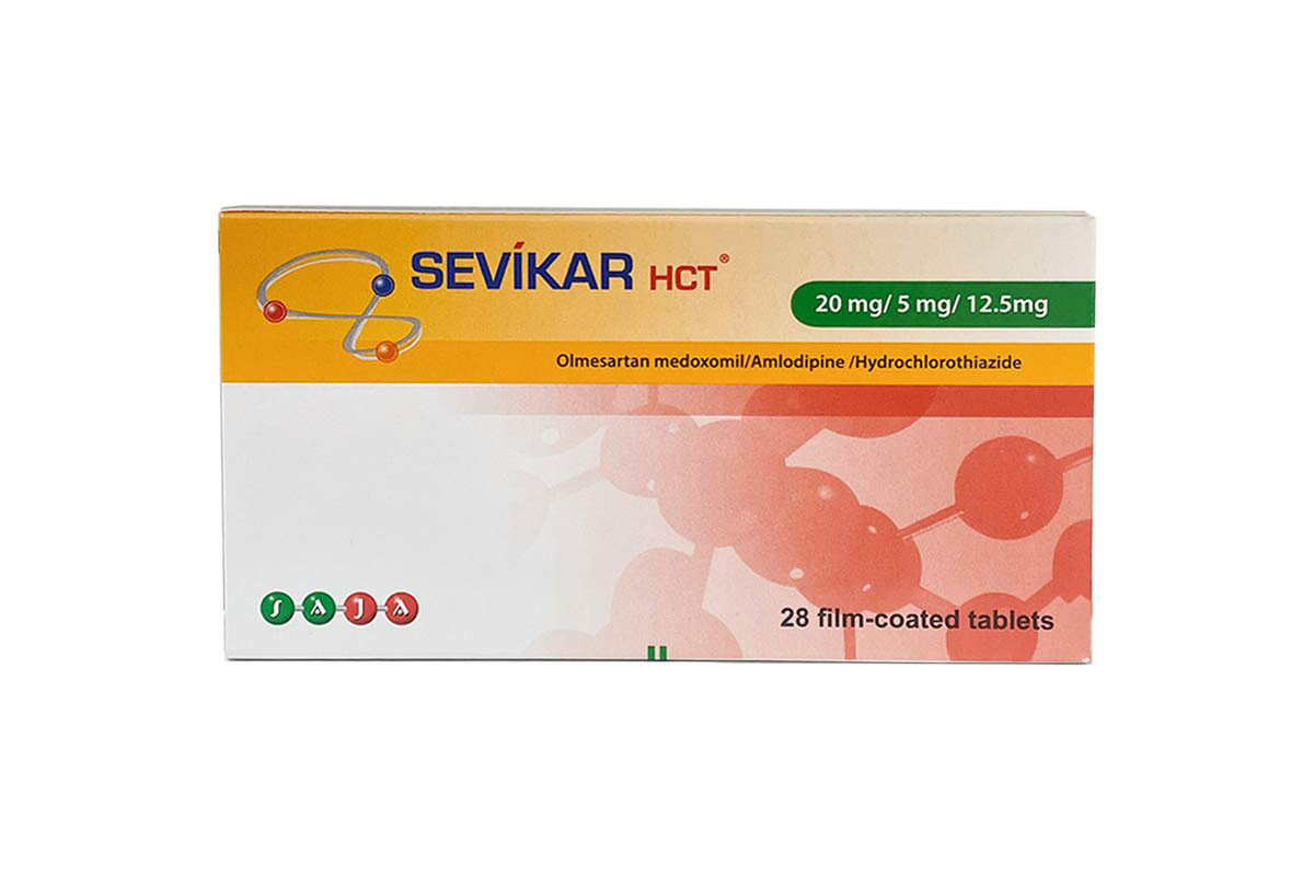 SEVIKAR HCT 20MG 5MG 2.5MG 28 TABLETS - Milano Pharmacy