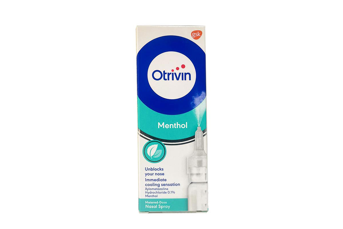 OTRIVIN NASAL SPRAY MENTHOL 0.1% 10 ML - Milano Pharmacy