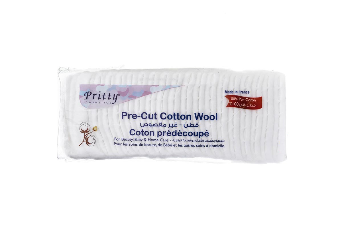 PRITTY PRE CUT COTTON WOOL 100 GM - Milano Pharmacy