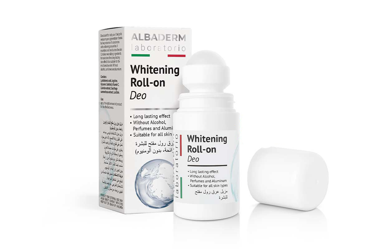 ALBADERM WHITENING ROLL ON DEO 50ML - Milano Pharmacy