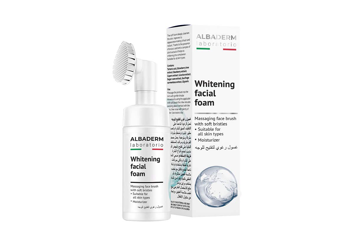 ALBADERM WHITENING FACIAL FOAM 100ML - Milano Pharmacy