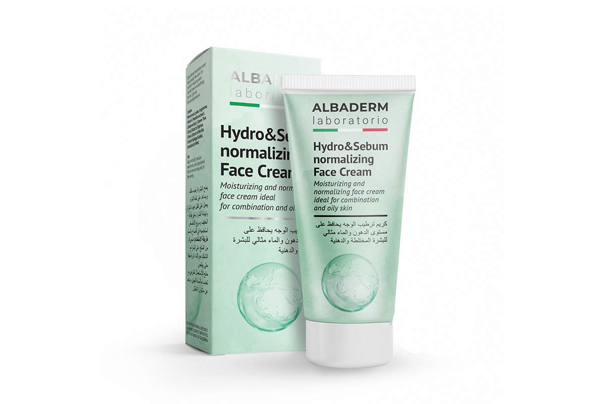 ALBADERM HYDRO AND SEBUM MOISTURIZING FACE CREAM FOR COMBINATION AND OILY SKIN 50 ML - Milano Pharmacy